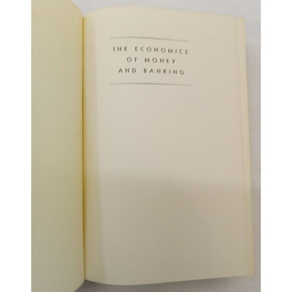 Economics of Money & Banking by Chandler – VG+ Vintage 1953 Textbook - Picture 9 of 10